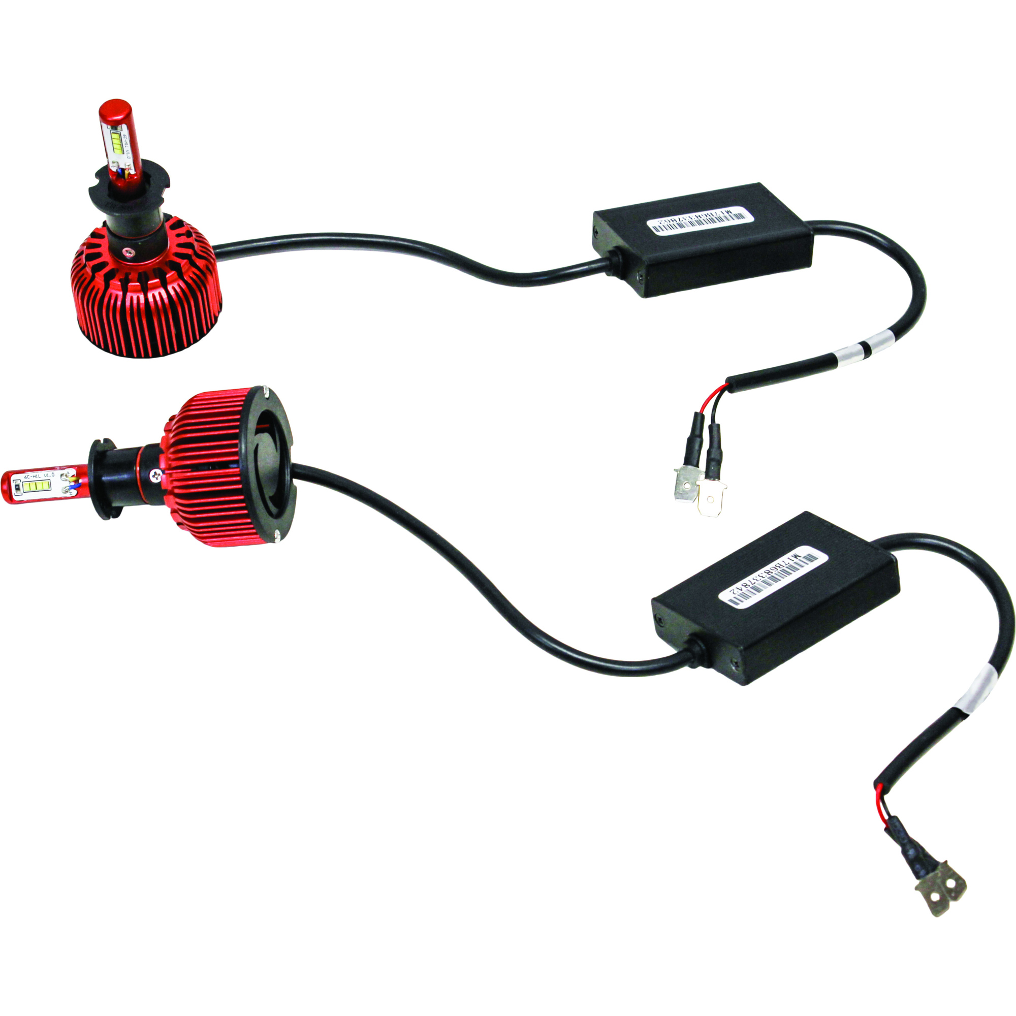 Tiger Lights, KM LED H3 Bulb Headlight Conversion Kit, Light Type LED, Included (qty.) 2 Model# TLHL-H3